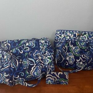 Vera Bradley Mediterranean Blue Set